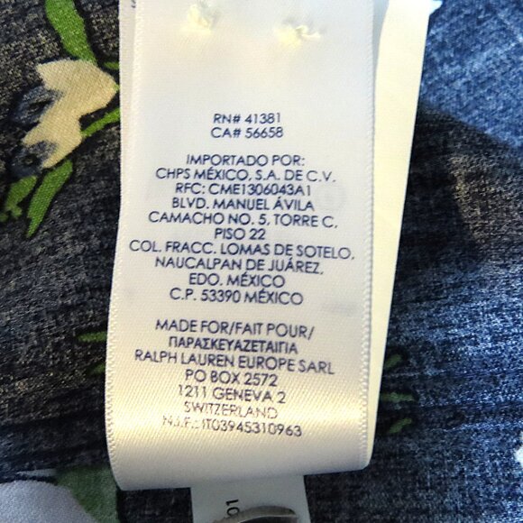 Chaps by Ralph Lauren Floral Button Down Shirt Size 2X - Picture 10 of 11